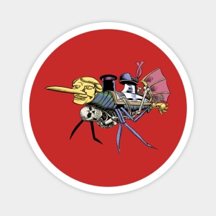 The Golden Warrior in living color Magnet